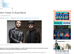 Win Tickets To Royal Blood