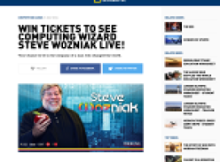 Win tickets to see computing wizard 'Steve Wozniak' LIVE!