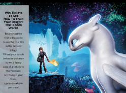 Win Tickets To See  How To Train Your Dragon: The Hidden World