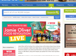 Win tickets to see Jamie Oliver 'Food Revolution' LIVE!