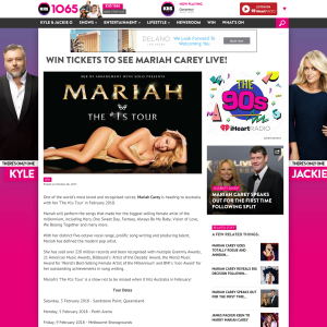 Win Tickets To See Mariah Carey Live