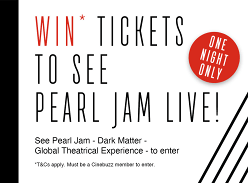Win Tickets to see Pearl Jam Live in Australia