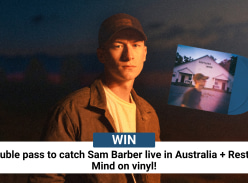 Win Tickets to see Sam Barber & a copy of Sam's Album Restless Mind on Vinyl