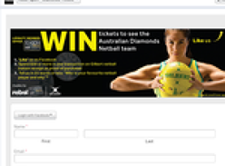 Win tickets to see the Australian Diamonds Netball team!