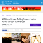 Win tickets to see the Rolling Stones in the Hunter Valley! - Retirement Living TV