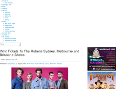 Win tickets to see The Rubens Brisbane, Sydney, Melbourne shows