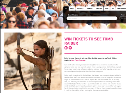 Win tickets to see Tomb Raider