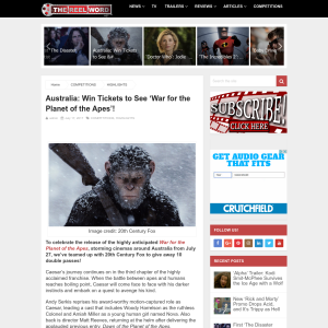 Win Tickets to See �War for the Planet of the Apes'
