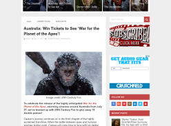 Win Tickets to See �War for the Planet of the Apes'
