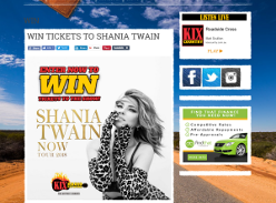 Win Tickets to Shania Twain