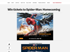 Win tickets to Spider-Man: Homecoming