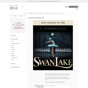 Win tickets to Swan Lake!