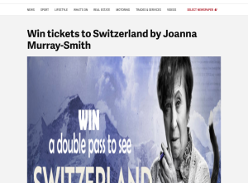 Win tickets to Switzerland by Joanna Murray-Smith