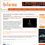 Win tickets to Sydney Dance Company's 'Interplay'!