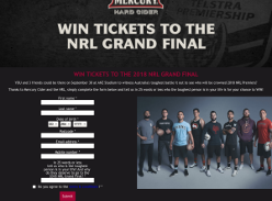 Win Tickets to the 2018 NRL Grand Final