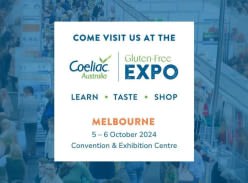 Win Tickets to the Coeliac Australia Gluten Free Expo in Melbourne