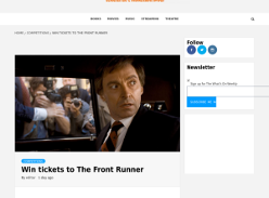 Win tickets to The Front Runner