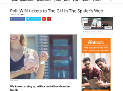 Win tickets to The Girl In The Spider’s Web