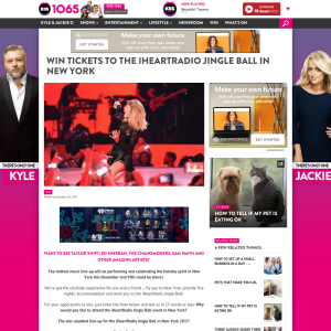 Win Tickets To The iHeartRadio Jingle Ball In New York