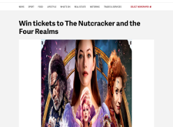 Win tickets to The Nutcracker and the Four Realms