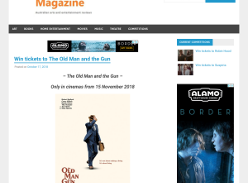 Win tickets to The Old Man and the Gun
