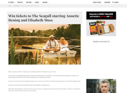Win tickets to The Seagull