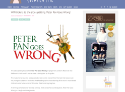 Win tickets to the side-splitting ‘Peter Pan Goes Wrong’