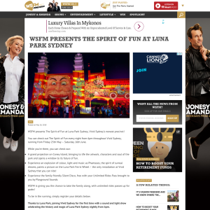Win Tickets To The Spirit Of Fun At Luna Park Sydney
