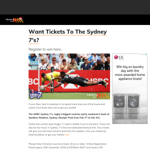 Win Tickets To The Sydney 7's