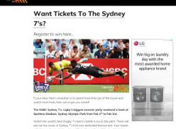 Win Tickets To The Sydney 7's