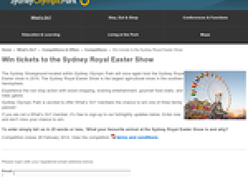 Win tickets to the Sydney Royal Easter Show!