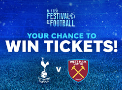 Win Tickets to Tottenham Hotspur V West Ham United Game