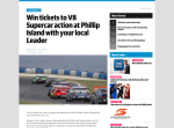 Win tickets to V8 Supercar action