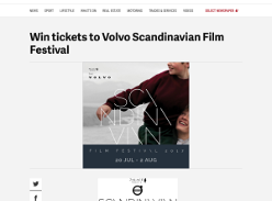 Win tickets to Volvo Scandinavian Film Festival