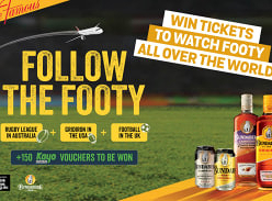 Win Tickets to Watch Footy all Around the World