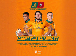 Win Tickets to Wallabies Vs Lions Match