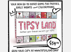 Win 1 of 10 Tipsyland Board Games