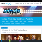 Win tix to So You Think You Can Dance