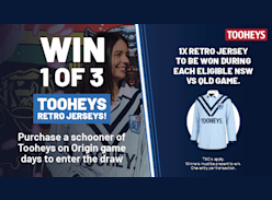 Win a Tooheys State of Origin Retro Jersey - Panthers Penrith
