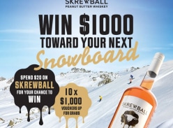 Win 1 of 10 $1000 Towards your Next Snowboard - Pernod Ricard Winemakers