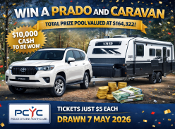 Win a Toyota Landcruiser Prado & a Vivid Explorer Caravan