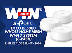 Win 1 of 10 TP-Link Deco Be5000 Mesh Wi-Fi 7 Systems - The Good Guys
