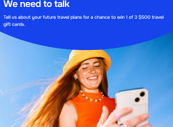 Win 1 of 3 $500 Travel Gift Cards