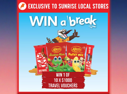 Win 1 of 10 $1K Travel Vouchers