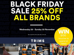 Win a $100 Trims Voucher