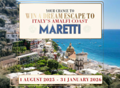 Win a Trip for 2 Adults to Italy's Amalfi Coast