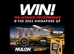 Win a Trip for 2 to the Singapore Grand Prix