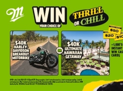 Win a Trip to Hawaii or a Harley Davidson Motorcycle