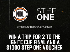 Win a Trip to Ignite Cup Final & Step One Voucher - NBL