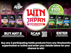 Win a Trip to Japan or Gift Cards Daily